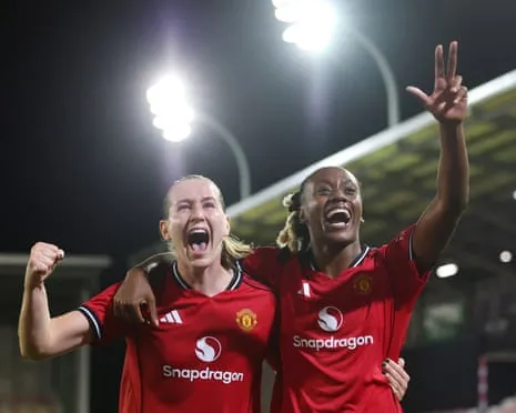 E. Terland's Treble Propels United Through to Women's Champions League Group Stage