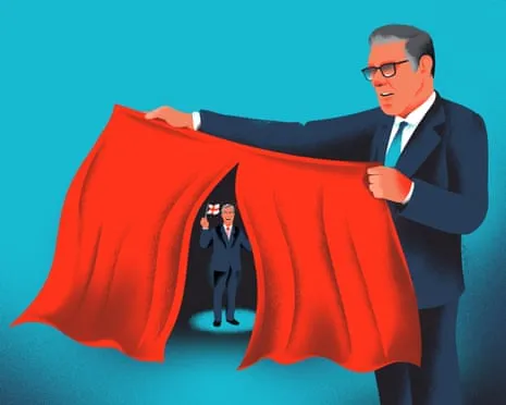 It has Come to This: Keir Starmer Now Acts as Merely the Opening Act for Reform UK's Leader