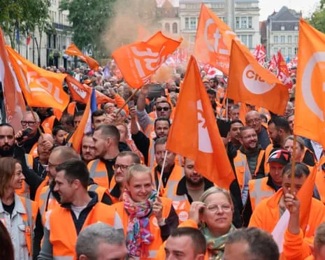 France-Wide Strike Action Witnesses Vast Numbers Marching Across France